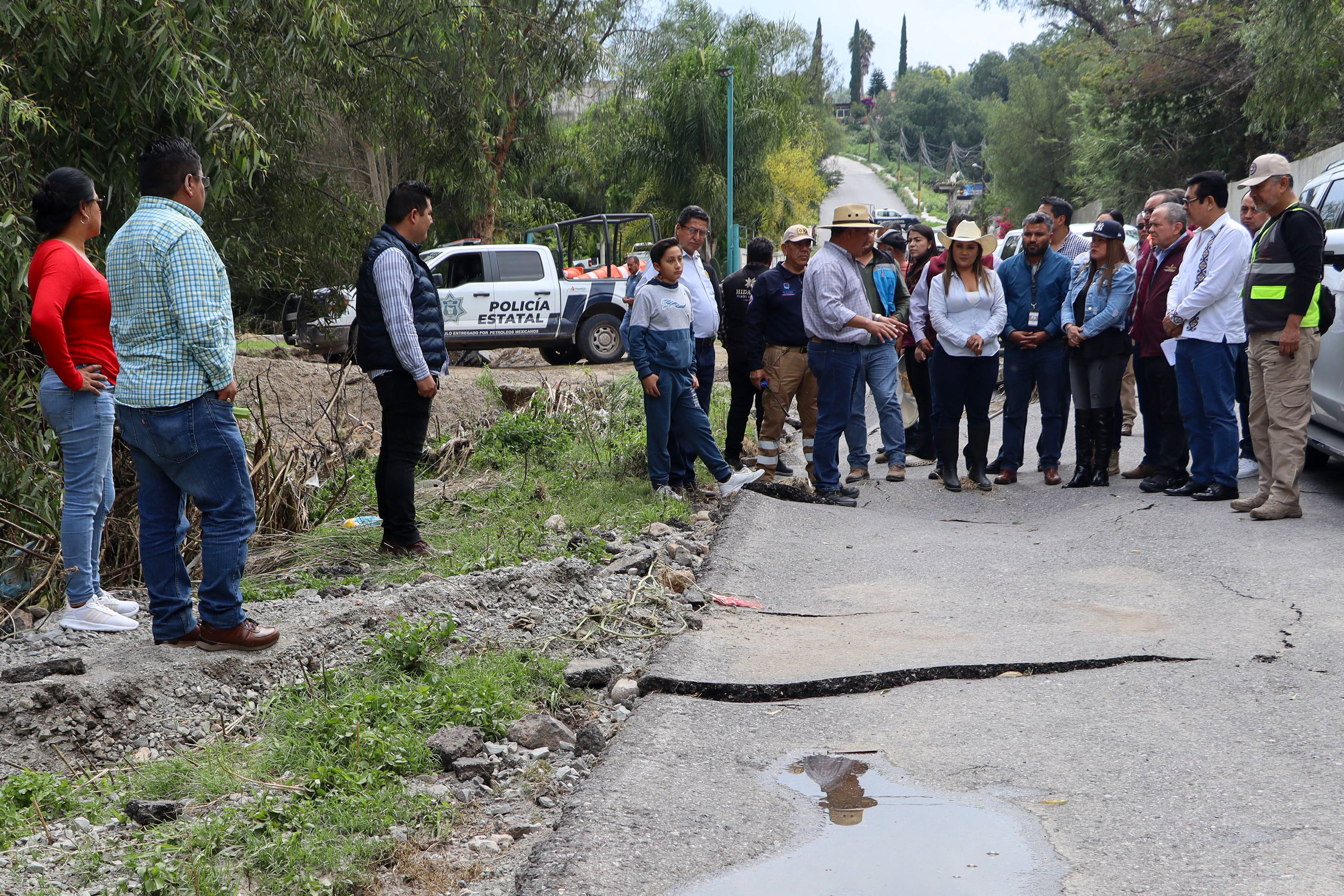 Capacidad de respuesta inmediata del gobierno de Julio Menchaca puso a salvo a familias en Tezontepec de Aldama