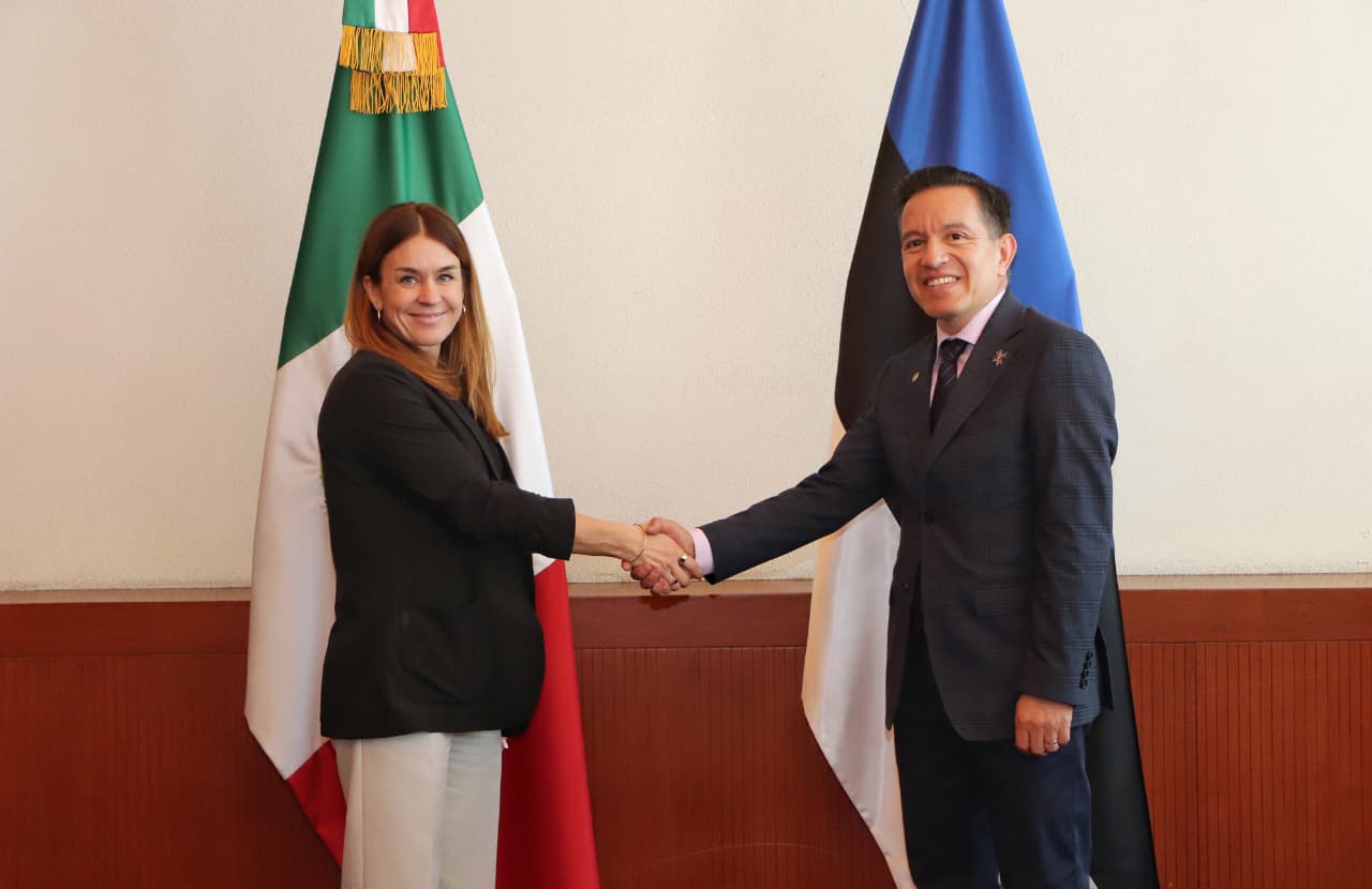 Formaliza Hidalgo relación de cooperación con Estonia