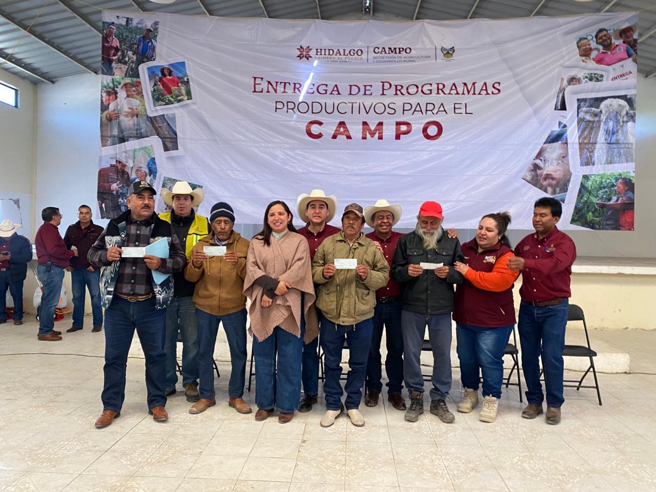 Apoyos para catástrofes llegan al campo hidalguense