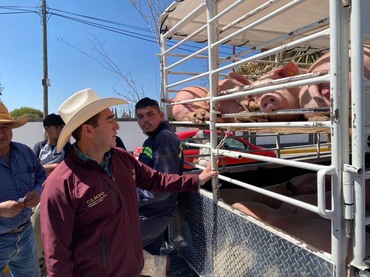 Saderh fortalece al campo hidalguense con entregas regionales de apoyos en Zapotlán