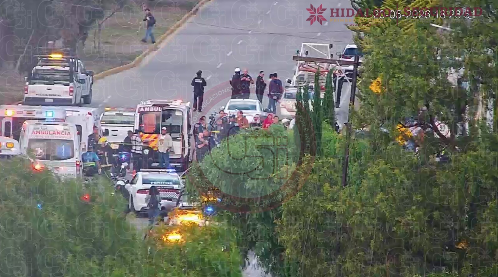 Muere una persona y 17 resultan lesionadas tras choque en el bulevar Minero de Pachuca