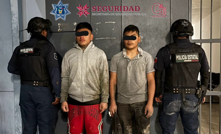 Secretaría de Seguridad Pública de Hidalgo detiene a dos presuntos responsables de homicidio y secuestro en Zapotlán de Juárez