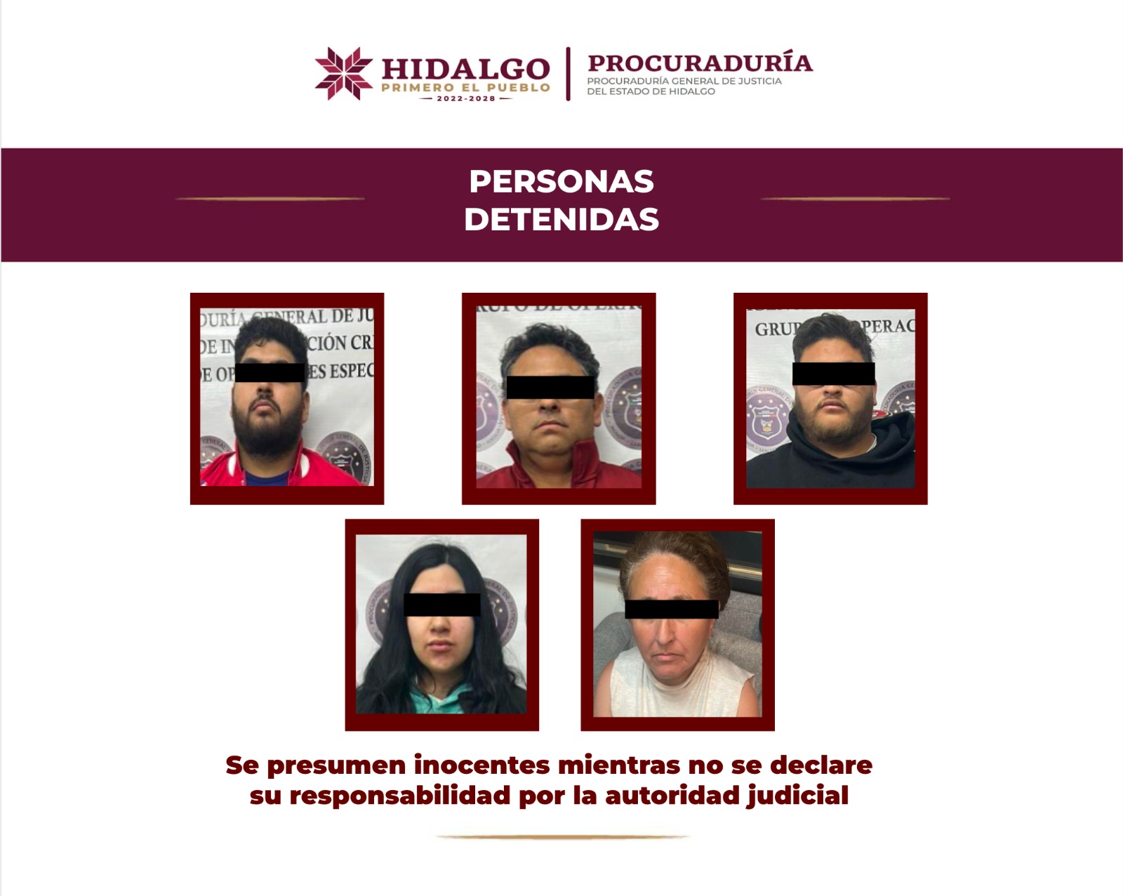 Detiene AIC a cinco personas en posesión de narcóticos y arma de fuego; entre ellos un empleado de Pemex