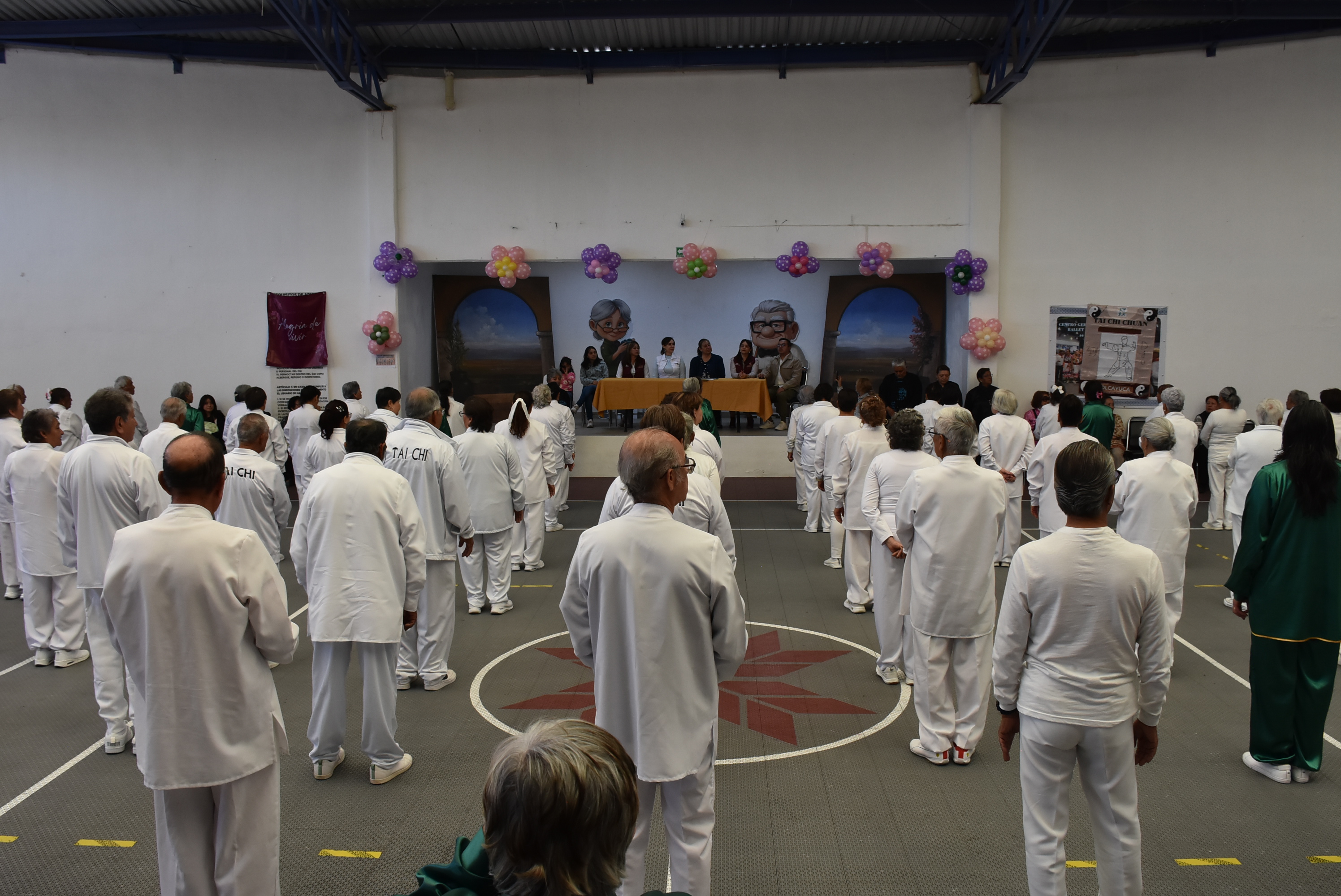 Realizan encuentro de Tai Chi en el Centro Gerontológico Integral Pachuca