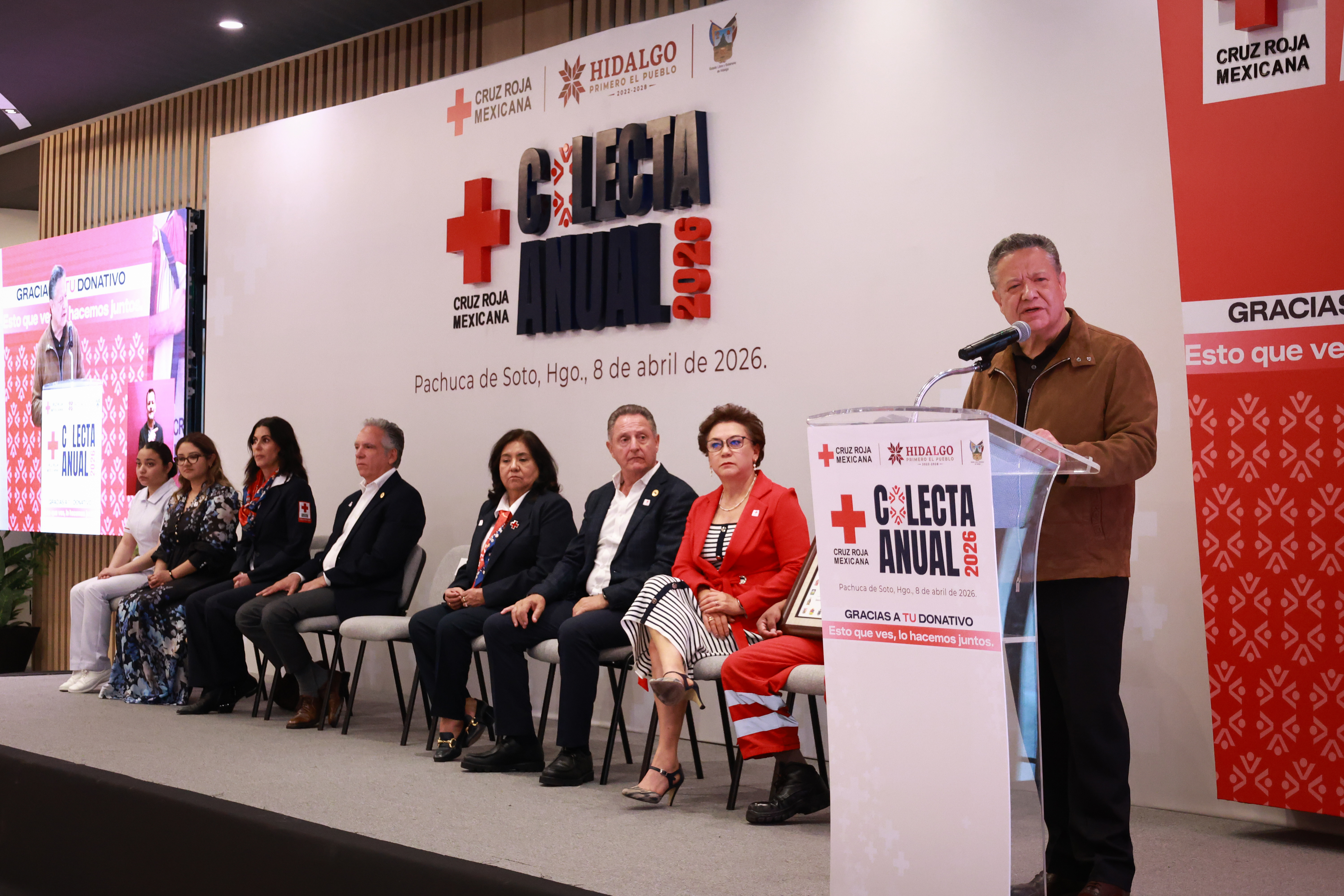 Julio Menchaca arranca Colecta Anual 2026 de la Cruz Roja en Hidalgo