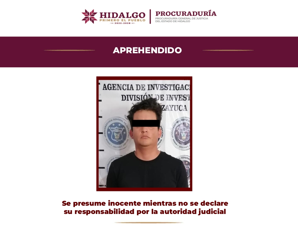 Probable responsable de feminicidio en Veracruz fue aprehendido por la PGJEH