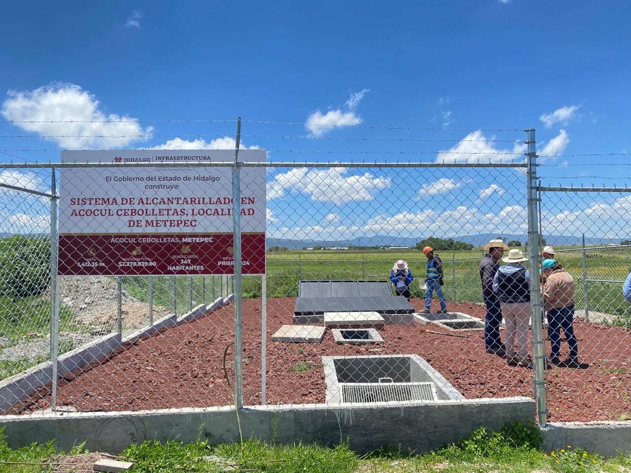 CEDSPI entregó más de mil metros de alcantarillado sanitario en Metepec