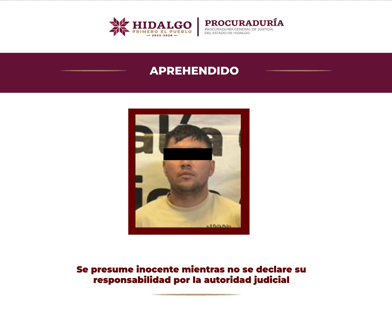 En Tizayuca fue detenido un hombre que era buscado por autoridades de Oaxaca