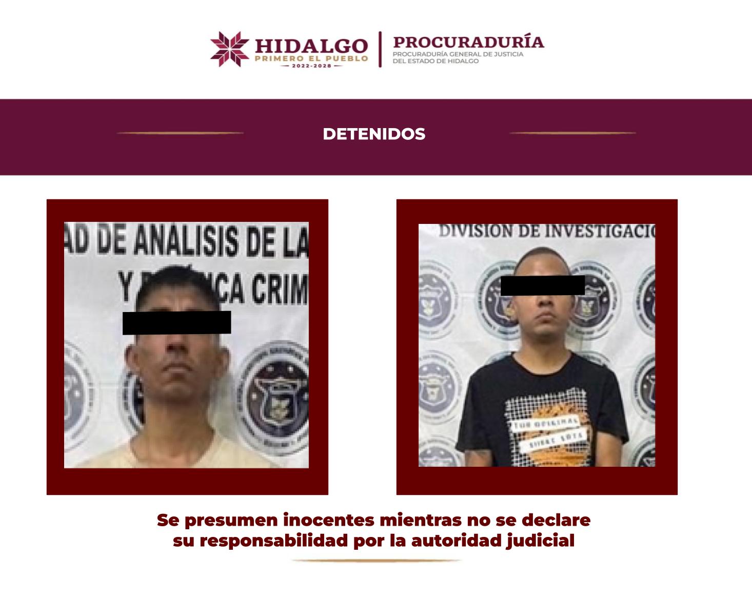 Asegura PGJEH 59 mil 409 dosis de drogas, en Mineral de la Reforma; hay dos personas detenidas