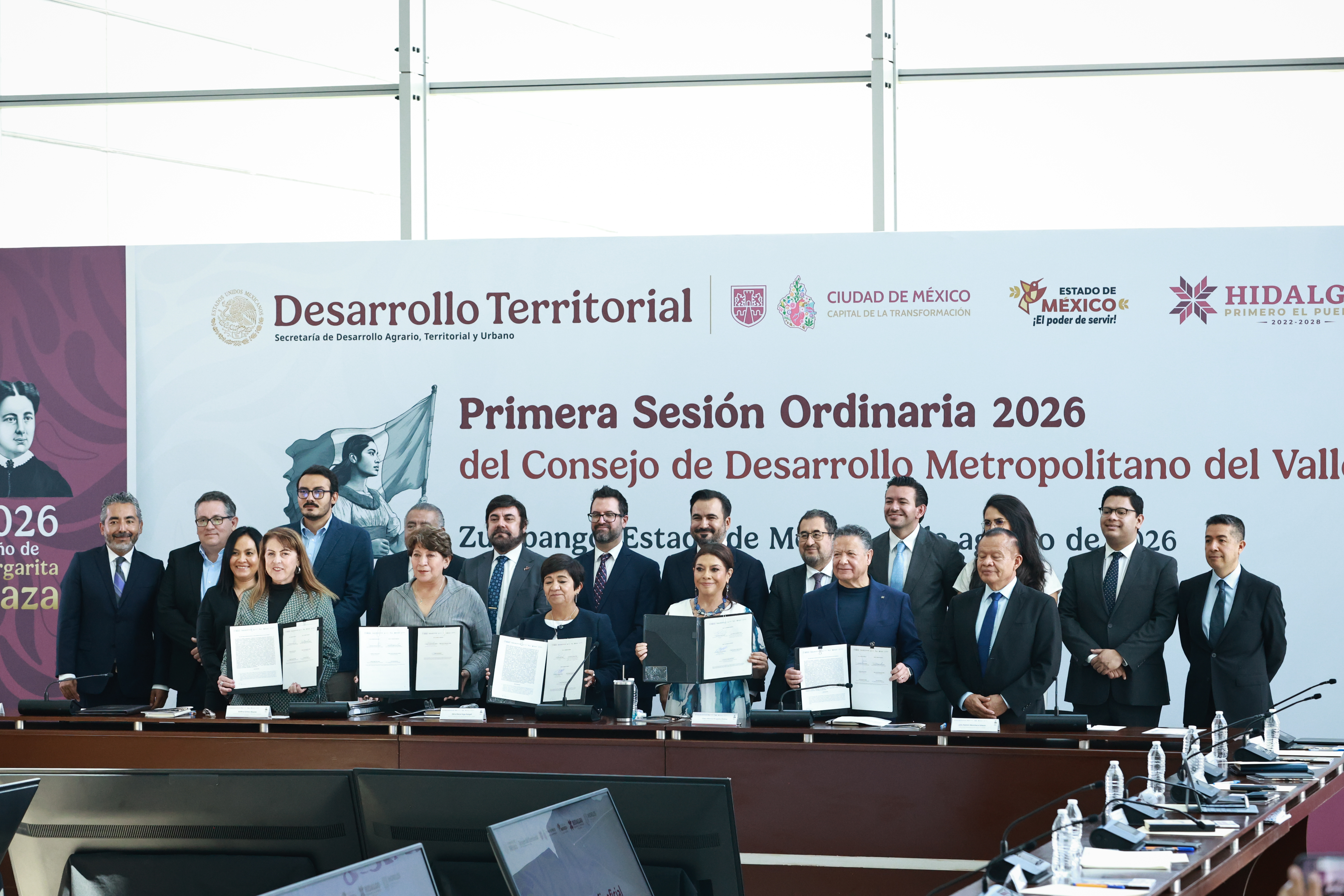 Julio Menchaca consolida integración de ocho municipios hidalguenses a la Zona Metropolitana del Valle de México