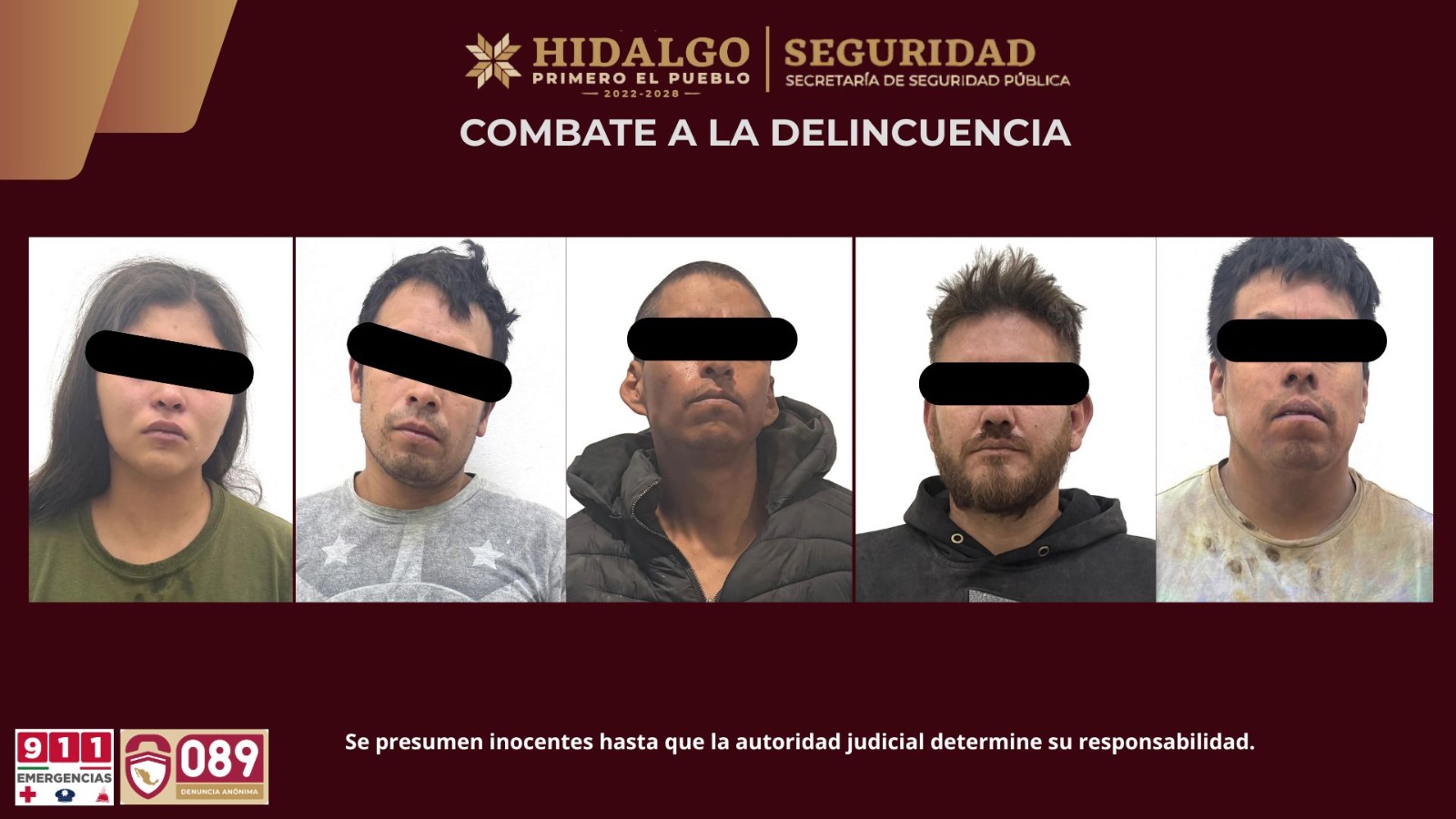 SSPH detiene a cinco y asegura túnel utilizado para el robo de hidrocarburo en Mineral de la Reforma