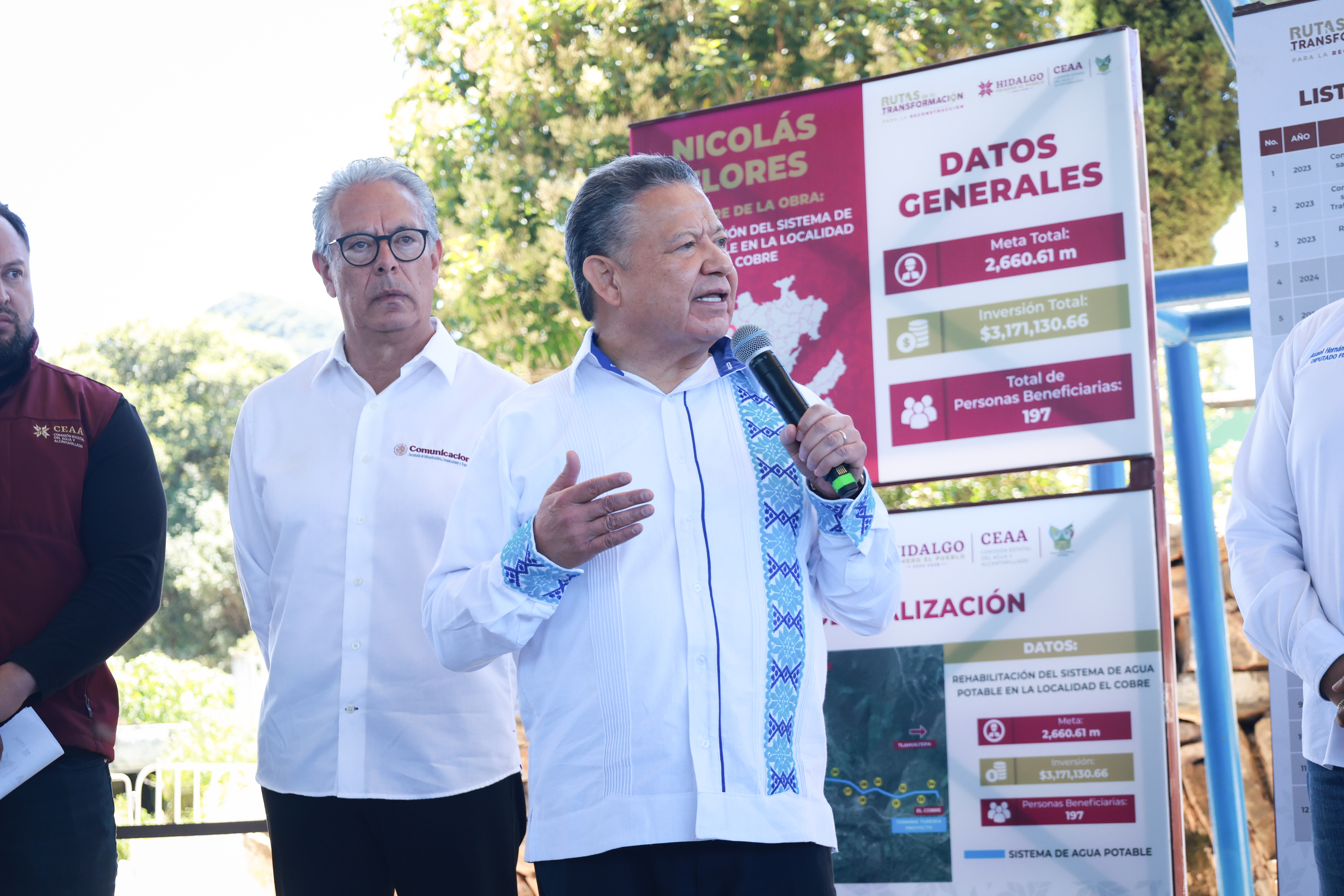 Gobiernos de Hidalgo y de México aplican más de 326 millones de pesos para Nicolás Flores