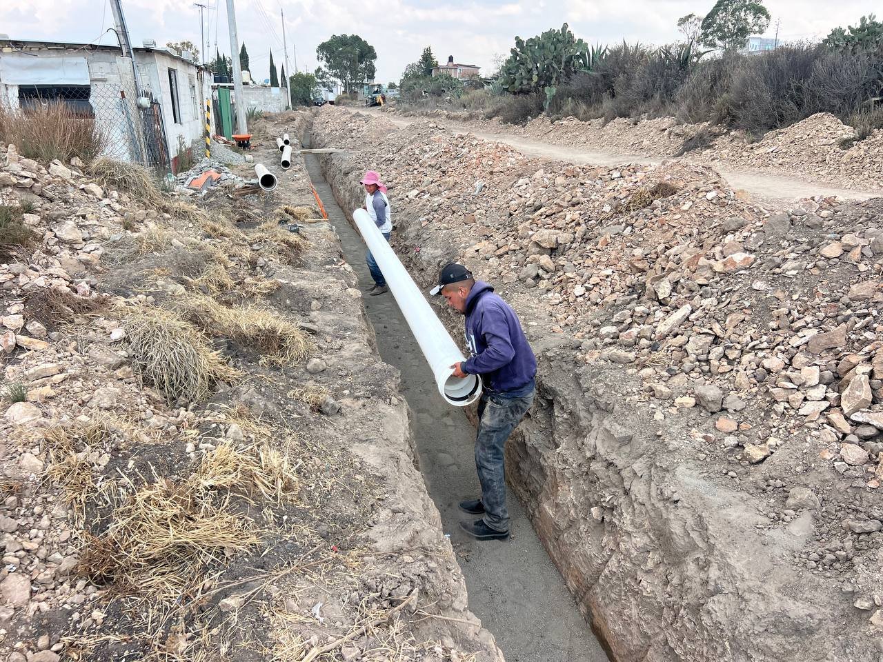 Moderniza Caasim infraestructura hidráulica en San Agustín Tlaxiaca