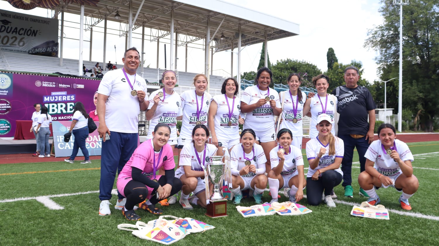 Hidalgo conquista el campeonato regional del torneo Mundial Mujeres Libres 2026