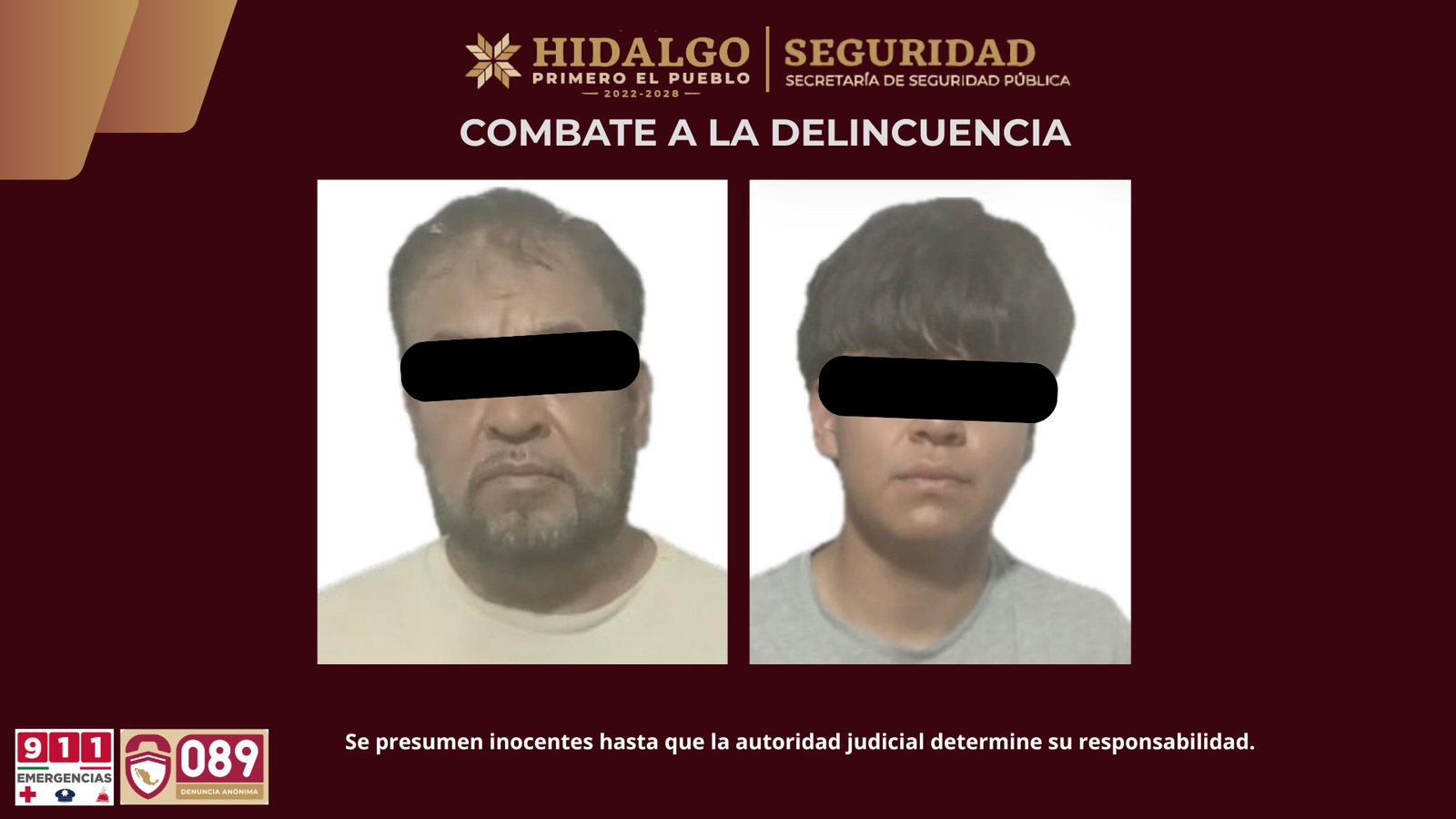 SSPH asegura a dos personas con hidrocarburo de procedencia ilícita en Ixmiquilpan