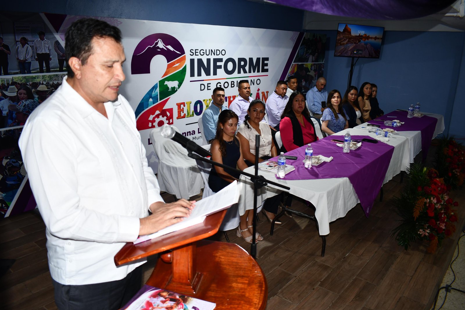 Álvaro Bardales reconoce avance en Eloxochitlán