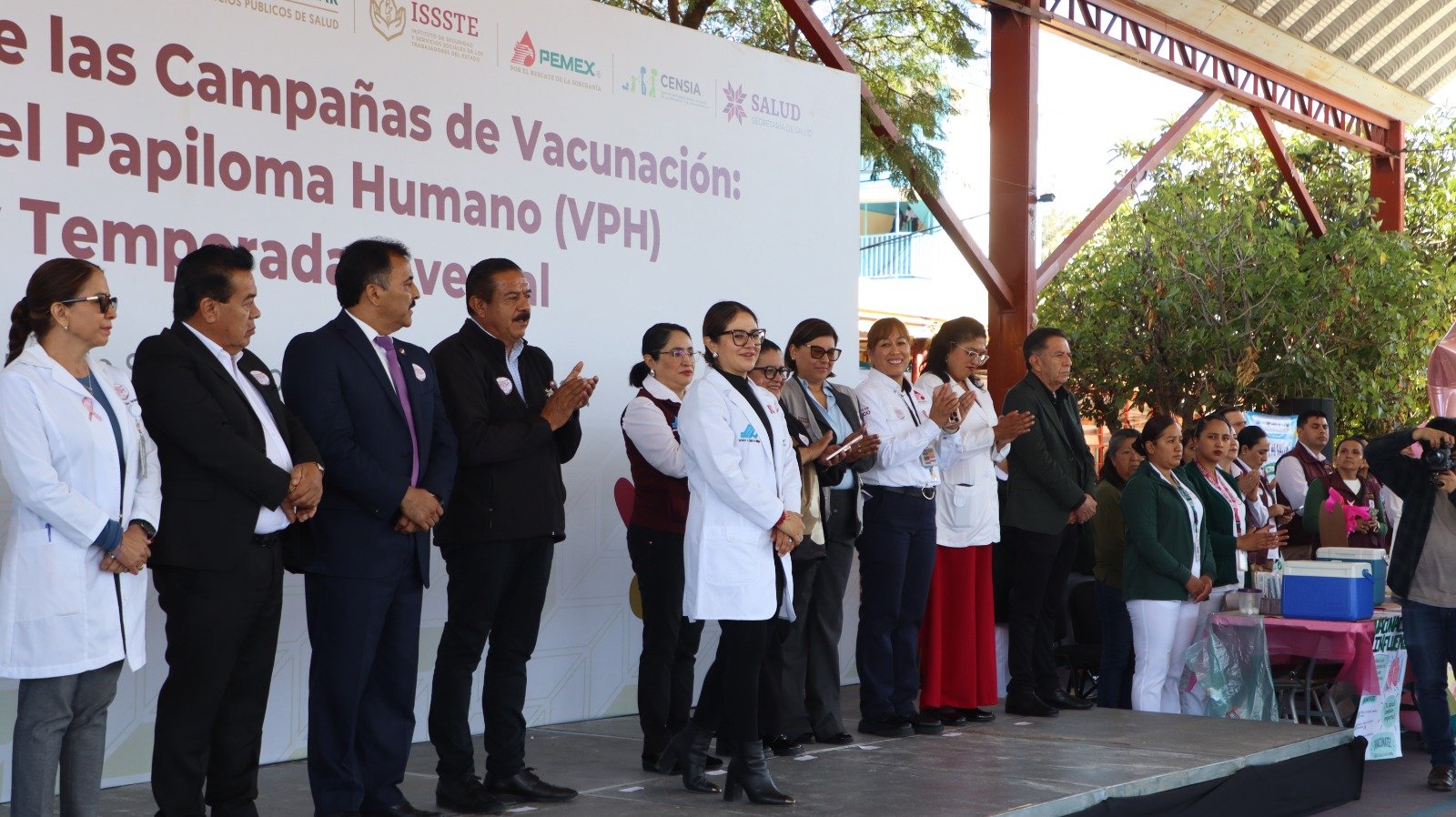 Secretaría de Salud coordinan jornada de vacunación en Hidalgo